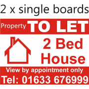 Victoria's Pearls: 2x To Let Boards